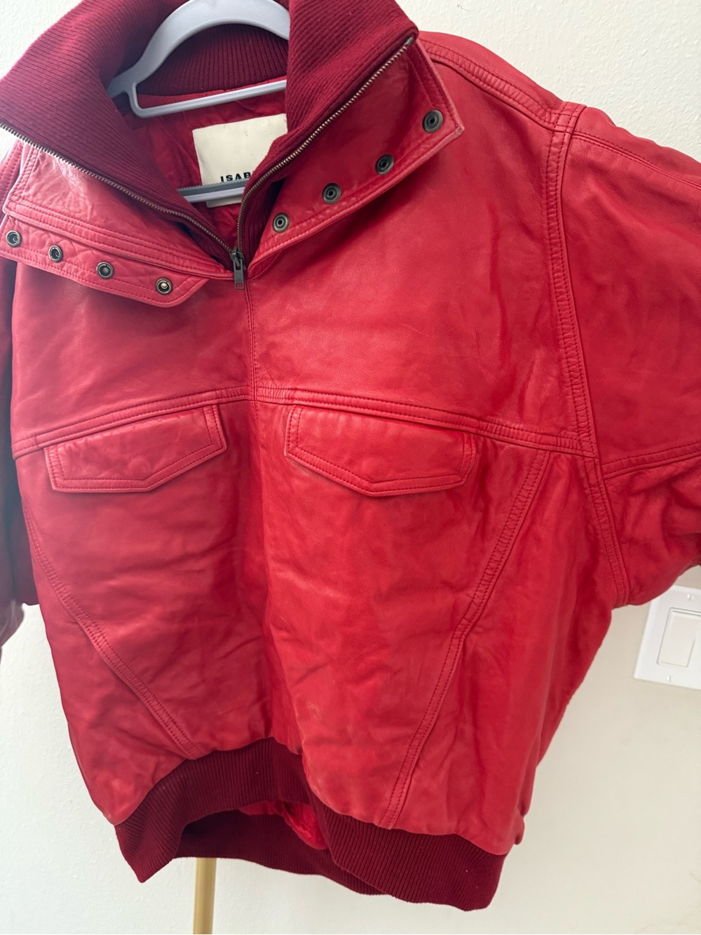 Isabel Marant Isabel Red Dorry Jacket - Picture 2 of 9